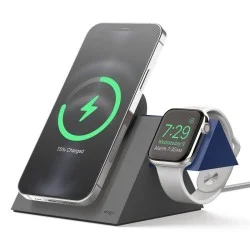 Elago Magsafe Charging Ms5 Duo (Compatible With Magsafe Charger & Apple Watch Charger) - Dark Grey